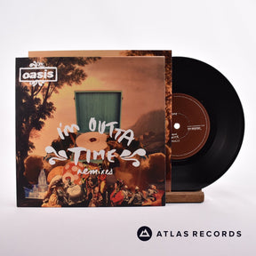 Oasis I'm Outta Time 7" Vinyl Record - Front Cover & Record