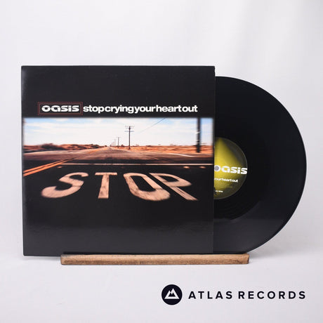 Oasis Stop Crying Your Heart Out 12" Vinyl Record - Front Cover & Record
