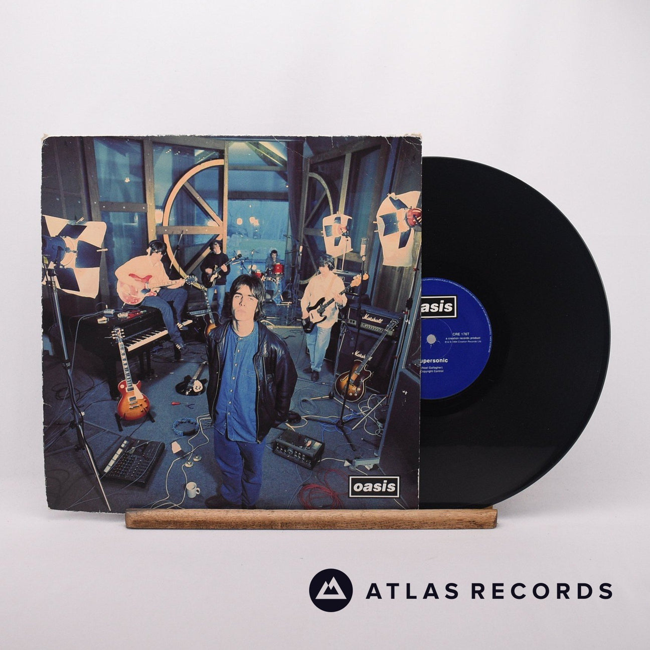 Oasis Supersonic 12" Vinyl Record - Front Cover & Record