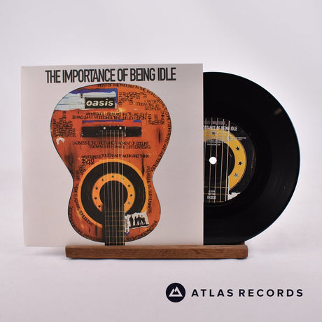 Oasis The Importance Of Being Idle 7" Vinyl Record - Front Cover & Record