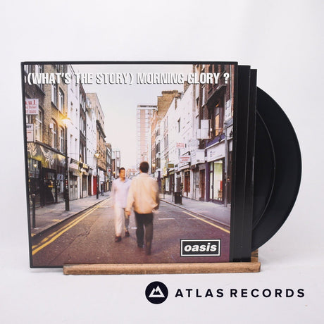 Oasis (What's The Story) Morning Glory? 2 x LP Vinyl Record - Front Cover & Record