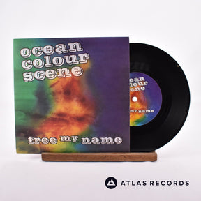 Ocean Colour Scene Free My Name 7" Vinyl Record - Front Cover & Record