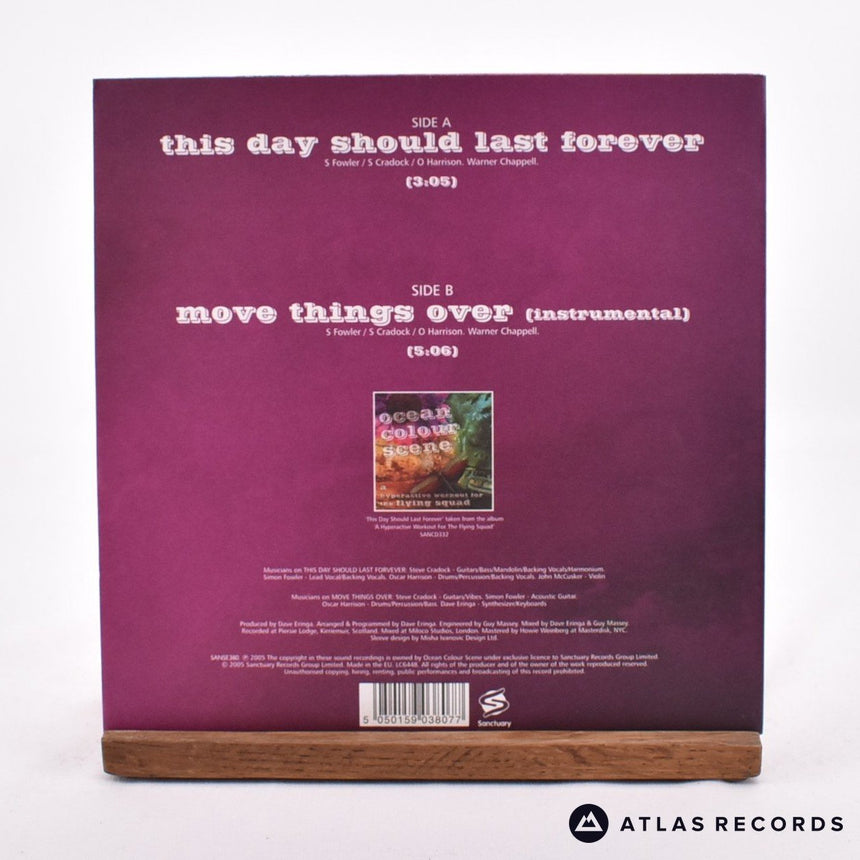 Ocean Colour Scene - This Day Should Last Forever - 7" Vinyl Record - NM/NM