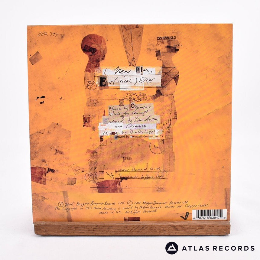 Oceansize - New Pin - 7" Vinyl Record - NM/NM