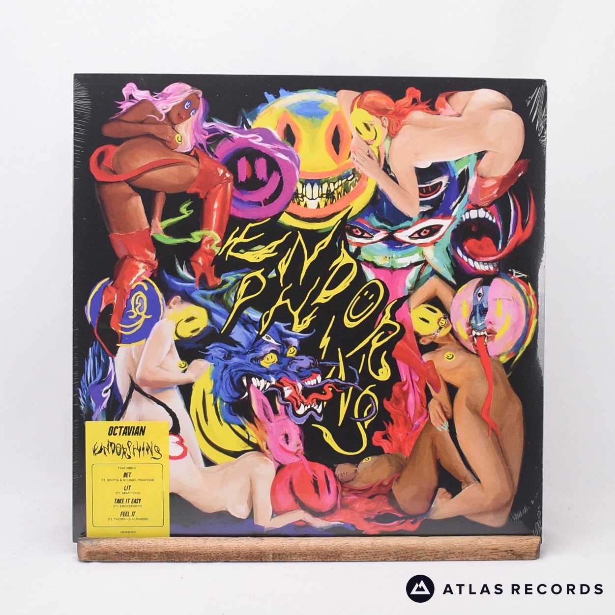 Octavian Endorphins LP Vinyl Record - Front Cover & Record