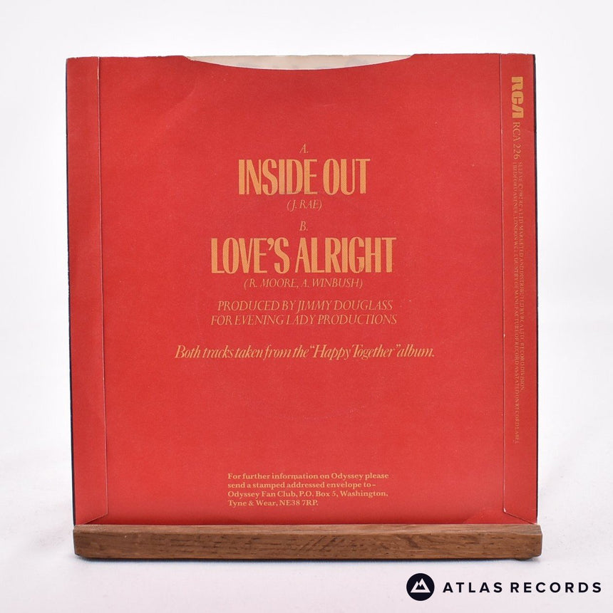 Odyssey - Inside Out - 7" Vinyl Record - EX/EX