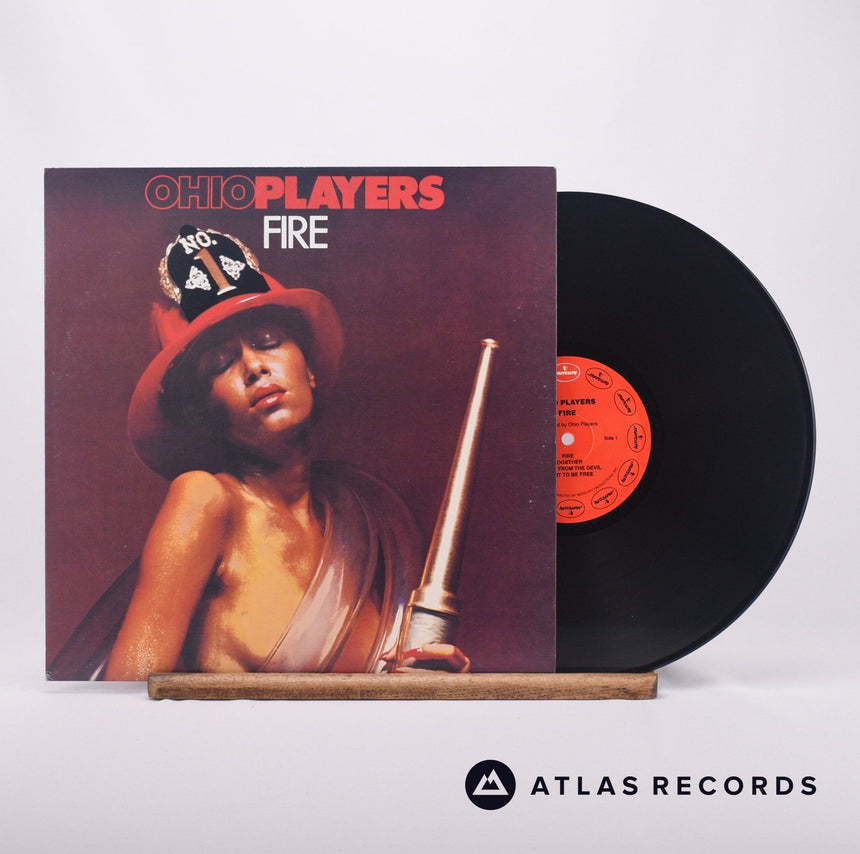 Ohio Players Fire LP Vinyl Record - Front Cover & Record