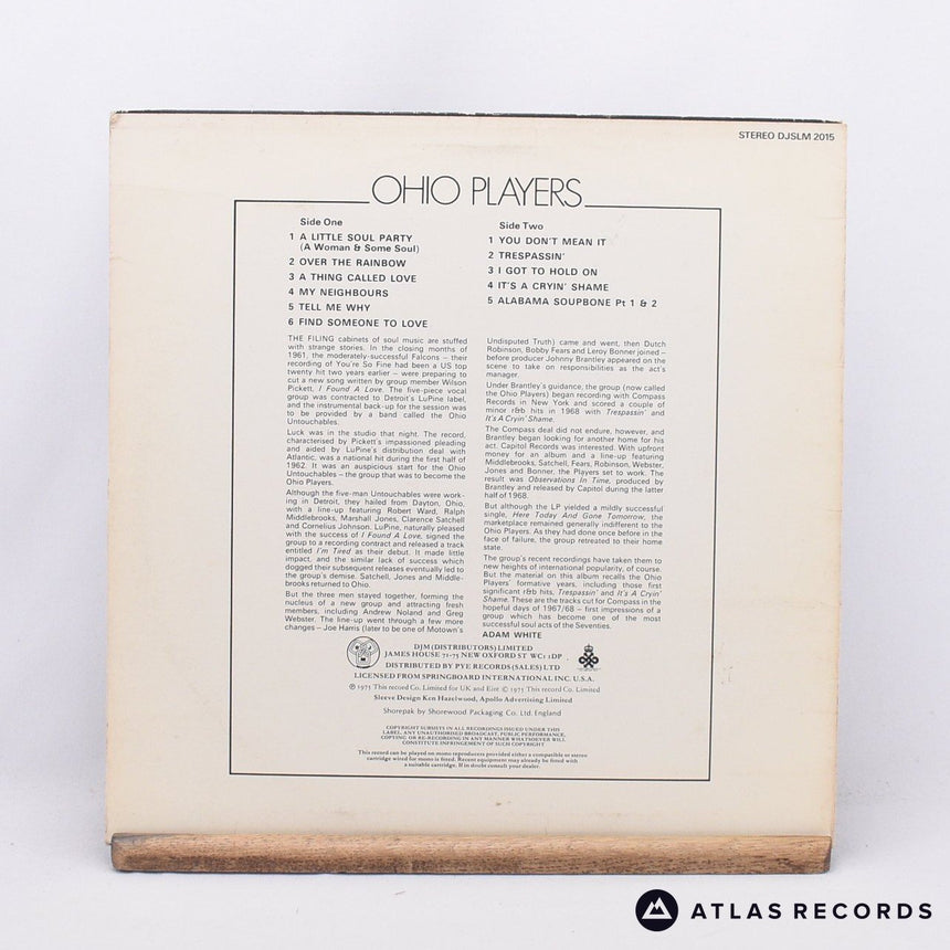 Ohio Players - First Impressions - LP Vinyl Record - VG+/VG+