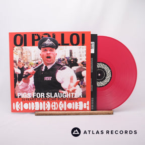 Oi Polloi Pigs For Slaughter LP Vinyl Record - Front Cover & Record