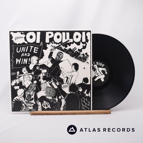 Oi Polloi Unite And Win! LP Vinyl Record - Front Cover & Record