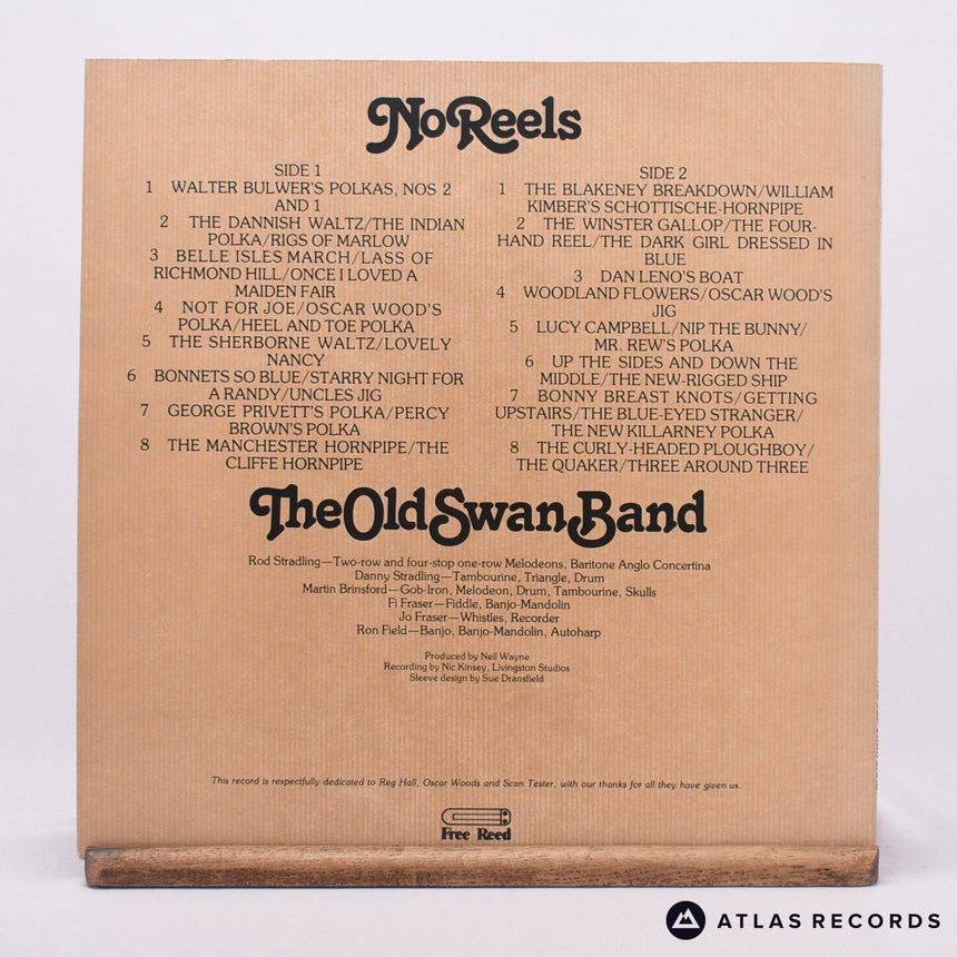 Old Swan Band - No Reels - Insert LP Vinyl Record - EX/VG+