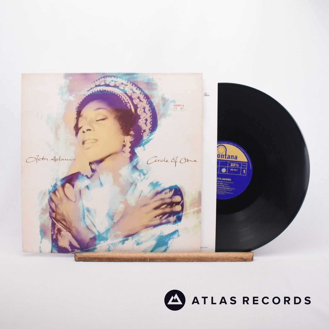 Oleta Adams Circle Of One LP Vinyl Record - Front Cover & Record