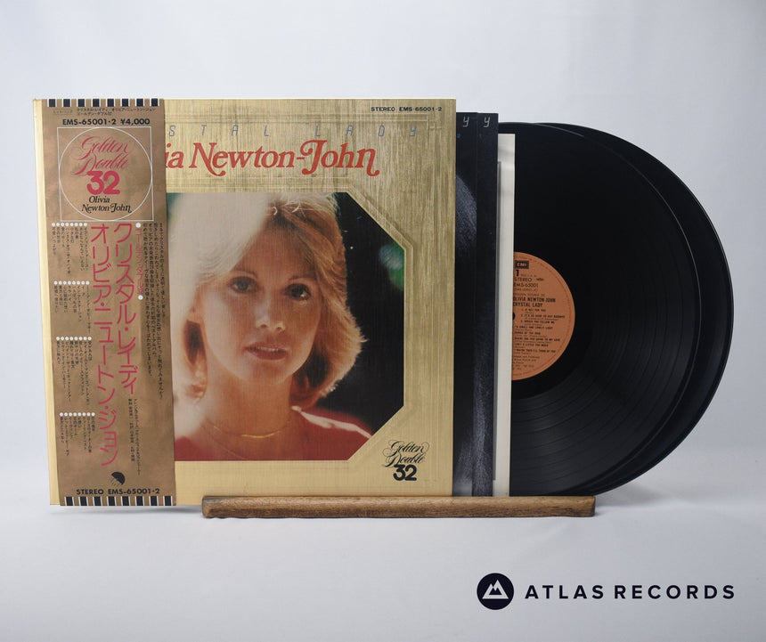 Olivia Newton-John Crystal Lady Double LP Vinyl Record - Front Cover & Record