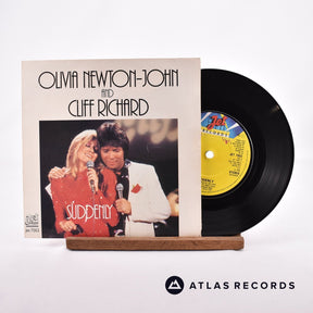 Olivia Newton-John Suddenly 7" Vinyl Record - Front Cover & Record