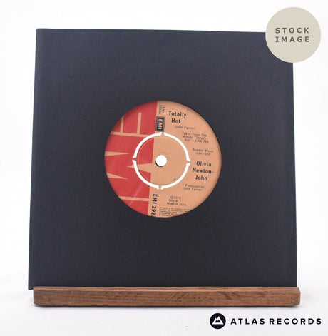 Olivia Newton-John Totally Hot 7" Vinyl Record - Sleeve & Record Side-By-Side