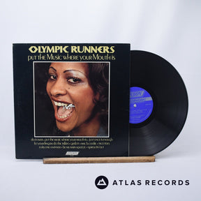 Olympic Runners Put The Music Where Your Mouth Is LP Vinyl Record - Front Cover & Record