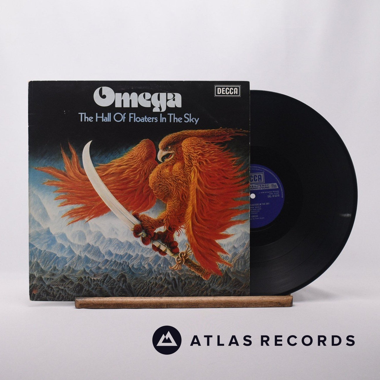 Omega The Hall Of Floaters In The Sky LP Vinyl Record - Front Cover & Record