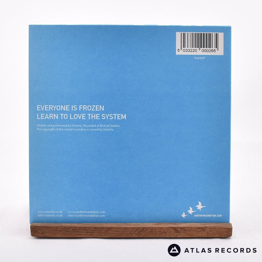 Omerta - Everyone Is Frozen - Limited Edition Numbered 7" Vinyl Record - NM/NM