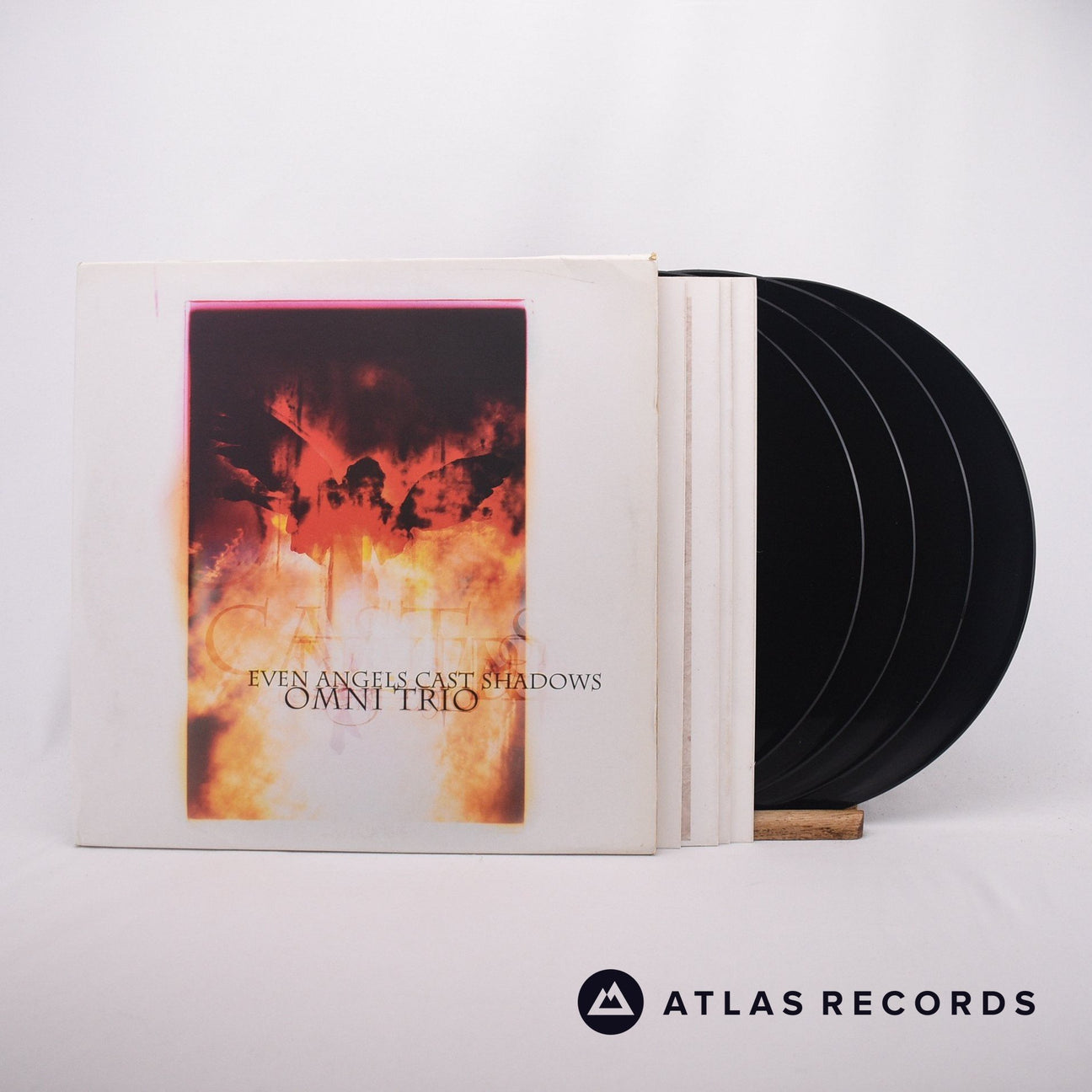 Omni Trio Even Angels Cast Shadows 4 x 12" Vinyl Record - Front Cover & Record
