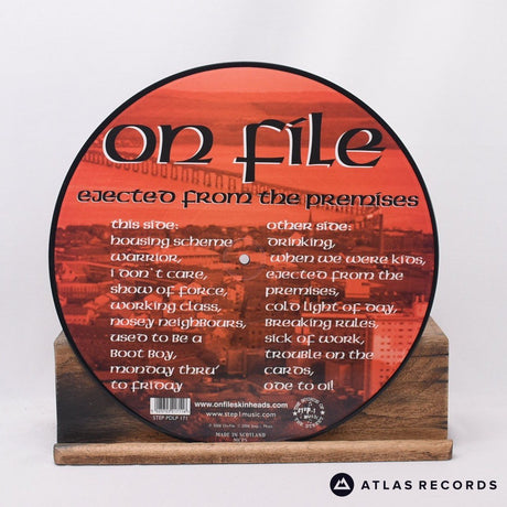 On File - Ejected From The Premises - Picture Disc Reissue LP Vinyl Record - NM