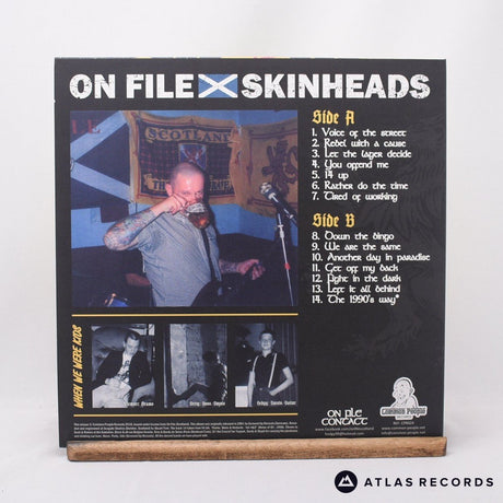 On File - The Real Mc Oi! - Yellow Lyric Sheet LP Vinyl Record - NM/NM