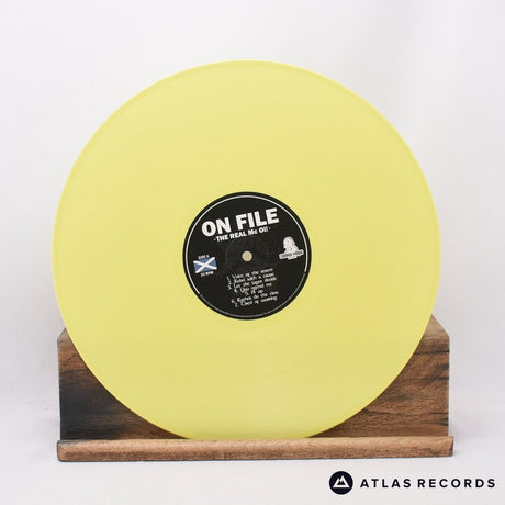 On File - The Real Mc Oi! - Yellow Lyric Sheet LP Vinyl Record - NM/NM