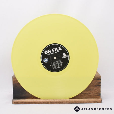 On File - The Real Mc Oi! - Yellow Lyric Sheet LP Vinyl Record - NM/NM