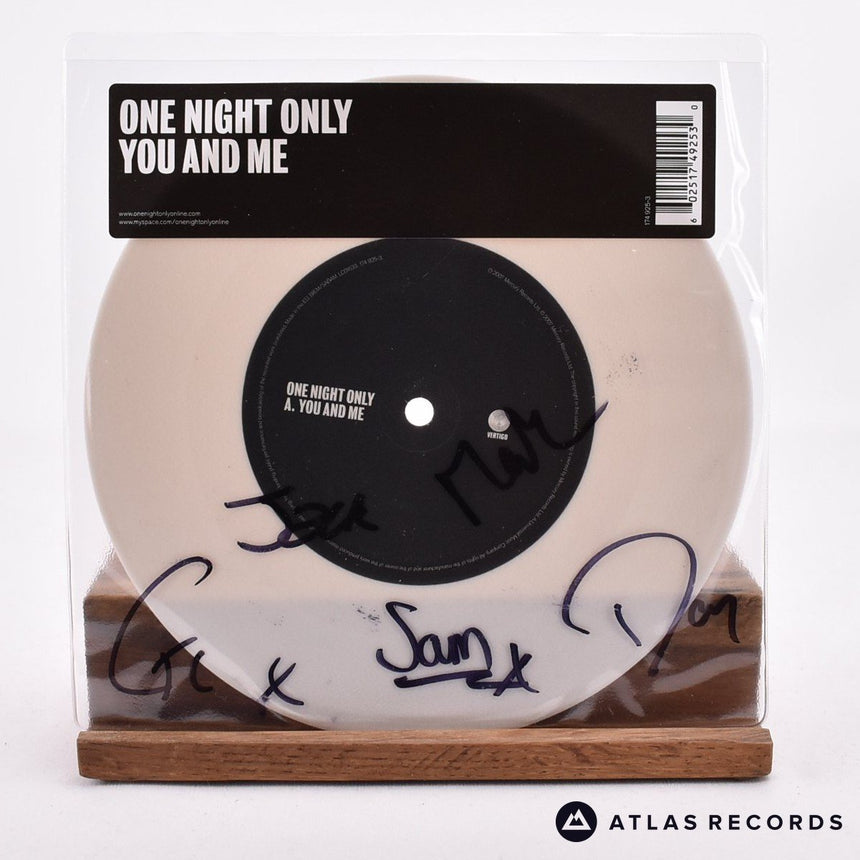 One Night Only You And Me 7" Vinyl Record - Front Cover & Record