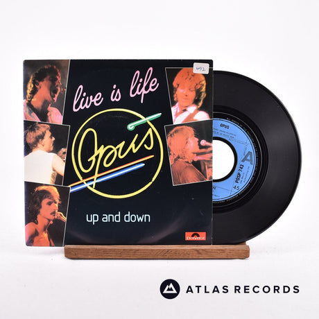 Opus Live Is Life 7" Vinyl Record - Front Cover & Record