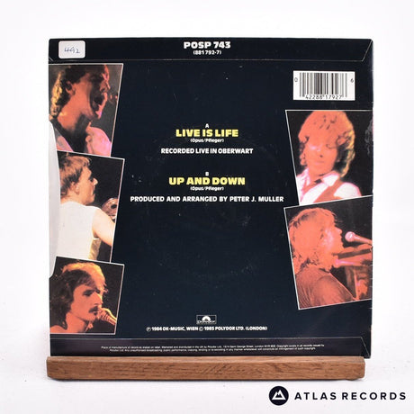 Opus - Live Is Life - 7" Vinyl Record - VG+/VG+