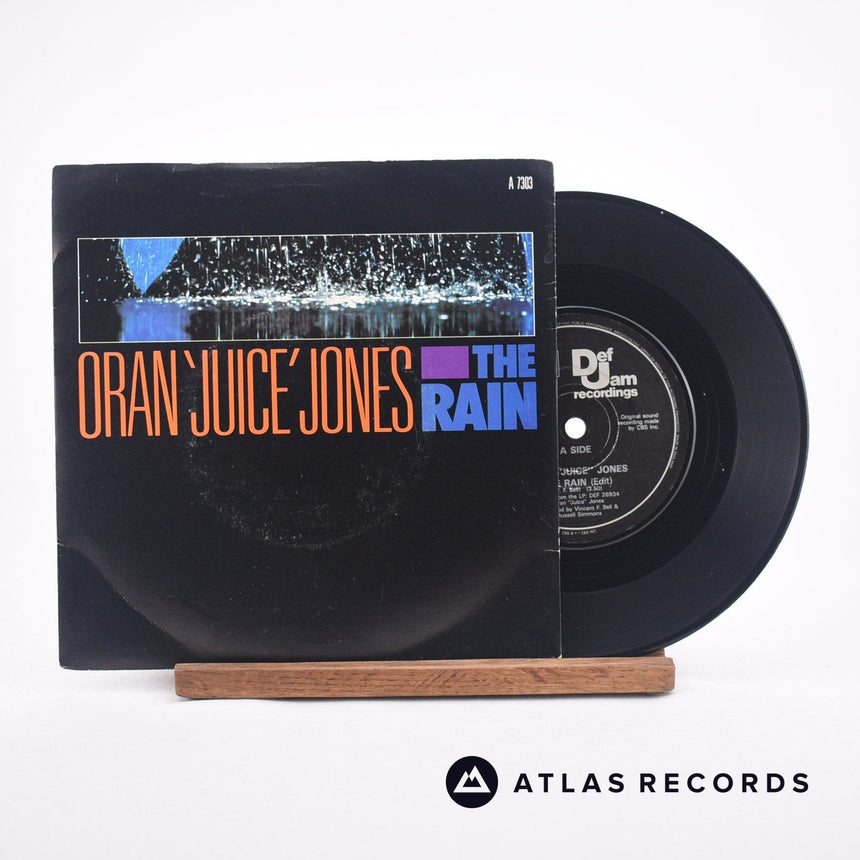 Oran 'Juice' Jones The Rain 7" Vinyl Record - Front Cover & Record