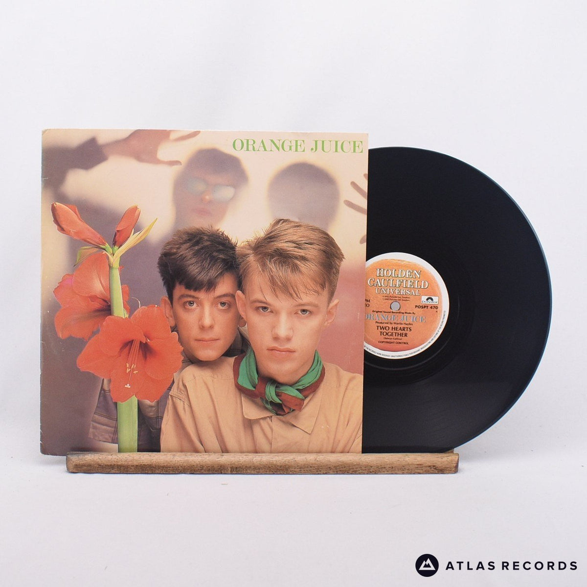 Orange Juice Two Hearts Together 10" Vinyl Record - Front Cover & Record