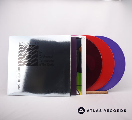 Orchestral Manoeuvres In The Dark Architecture & Morality 3 x 12" Vinyl Record - Front Cover & Record