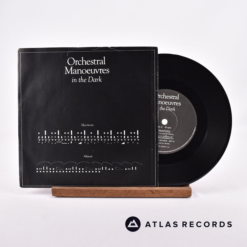 Orchestral Manoeuvres In The Dark Electricity 7" Vinyl Record - Front Cover & Record