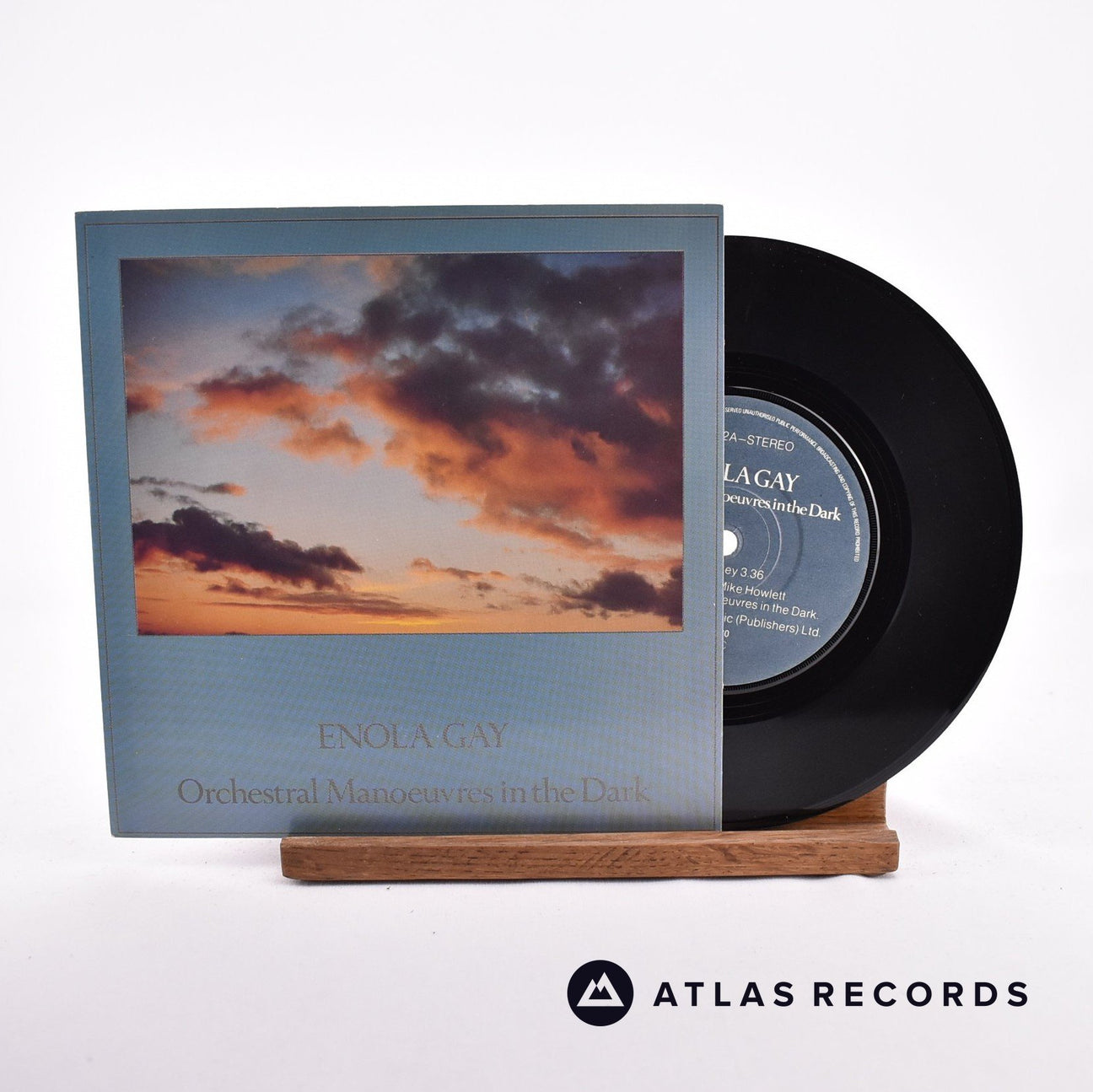 Orchestral Manoeuvres In The Dark Enola Gay 7" Vinyl Record - Front Cover & Record