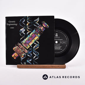 Orchestral Manoeuvres In The Dark Genetic Engineering 7" Vinyl Record - Front Cover & Record