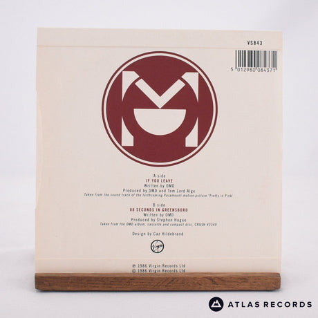 Orchestral Manoeuvres In The Dark - If You Leave - 7" Vinyl Record - EX/EX