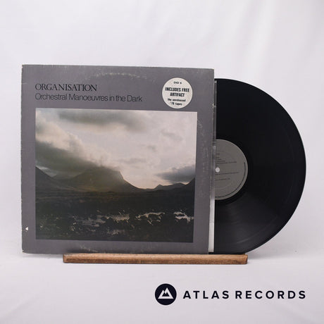 Orchestral Manoeuvres In The Dark Organisation 7" + LP Vinyl Record - Front Cover & Record