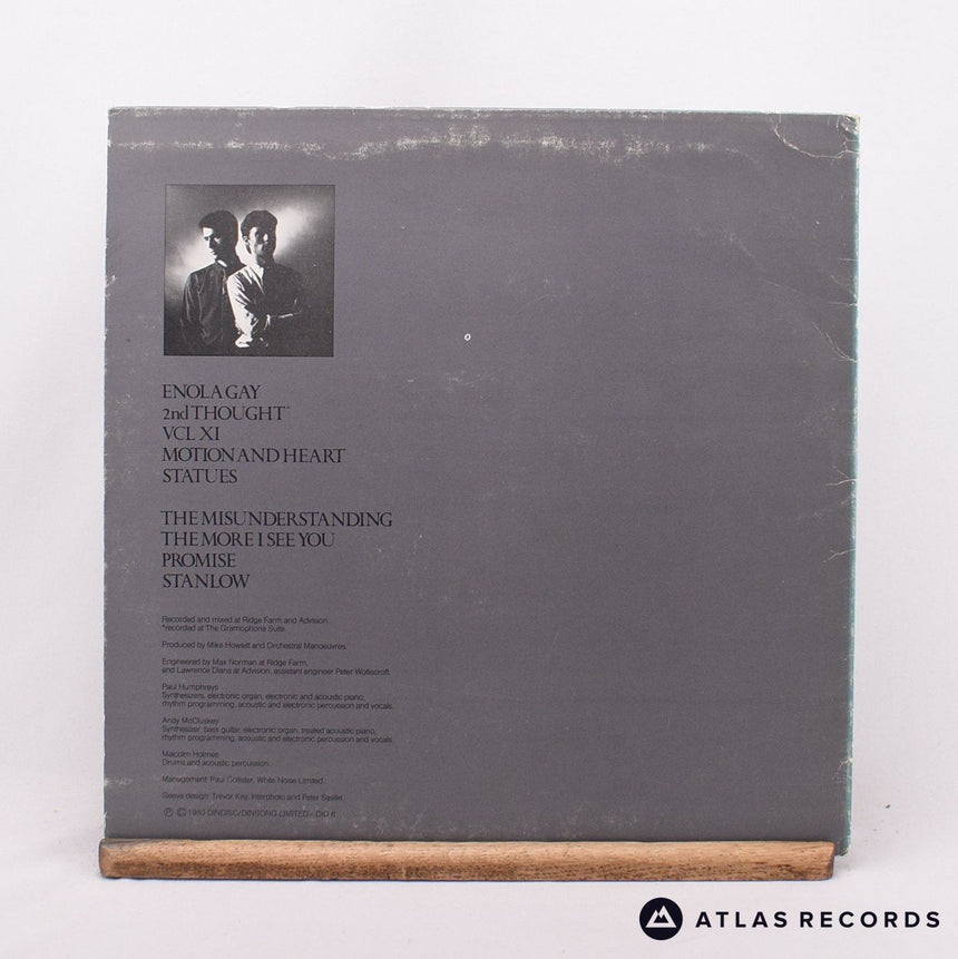 Orchestral Manoeuvres In The Dark - Organisation - LP Vinyl Record - VG+/EX