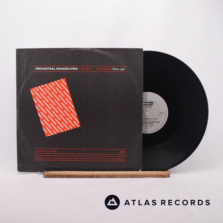 Orchestral Manoeuvres In The Dark Red Frame/White Light 12" Vinyl Record - Front Cover & Record