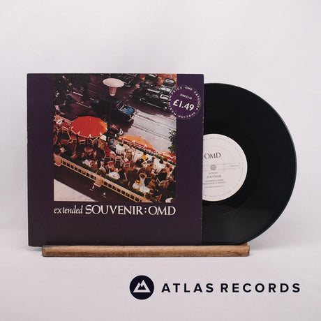 Orchestral Manoeuvres In The Dark Souvenir 10" Vinyl Record - Front Cover & Record