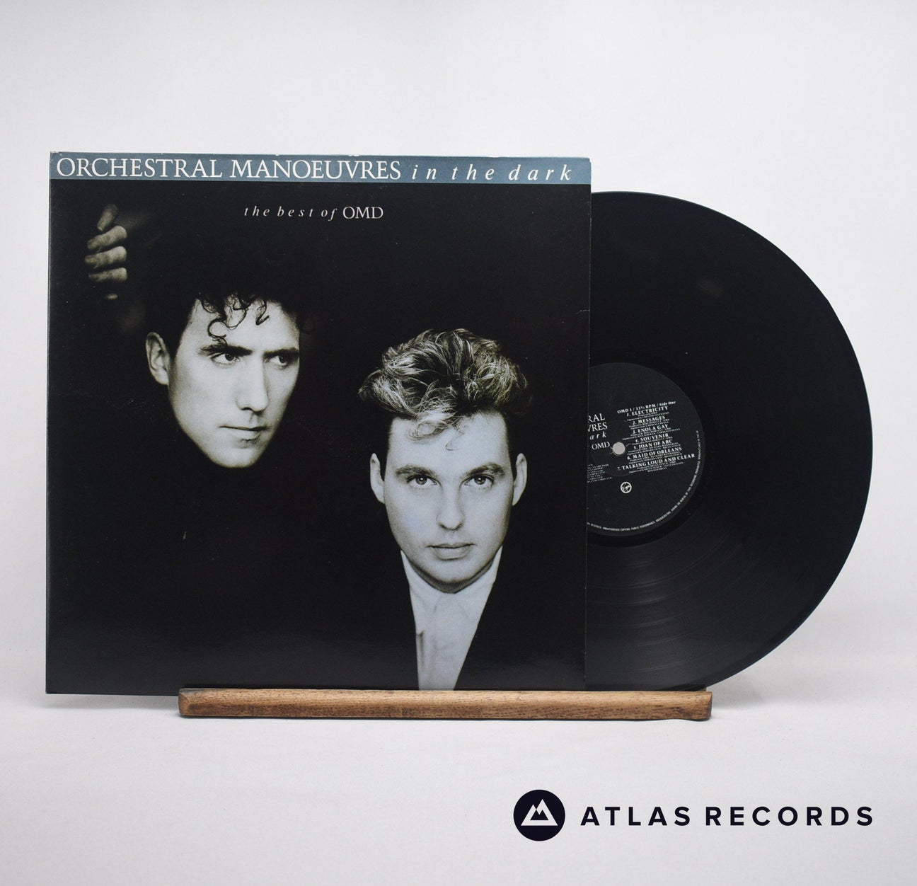 Orchestral Manoeuvres In The Dark The Best Of OMD LP Vinyl Record - Front Cover & Record