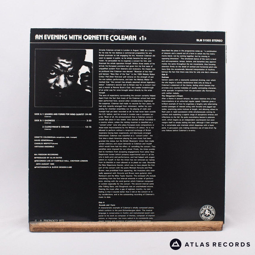 Ornette Coleman - An Evening With Ornette Coleman «1» - LP Vinyl Record - VG+/EX