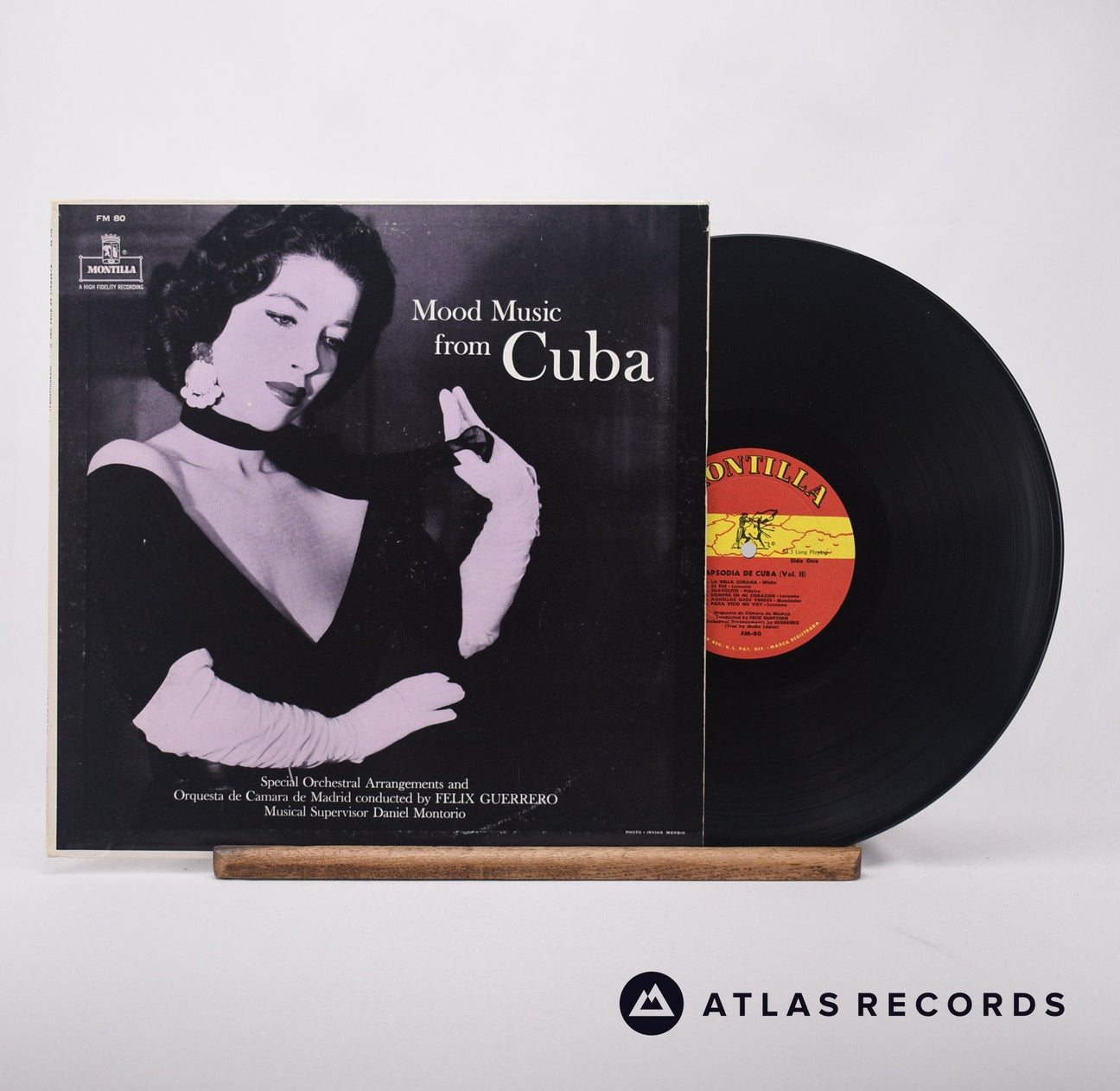 Orquesta de Cámara de Madrid Mood Music From Cuba LP Vinyl Record - Front Cover & Record