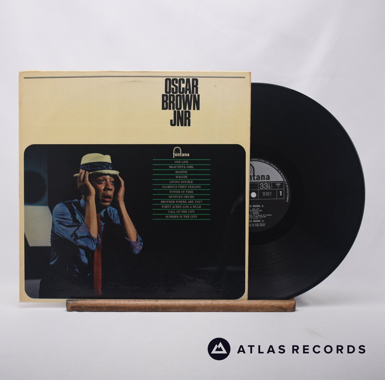 Oscar Brown Jr. Oscar Brown Jnr LP Vinyl Record - Front Cover & Record