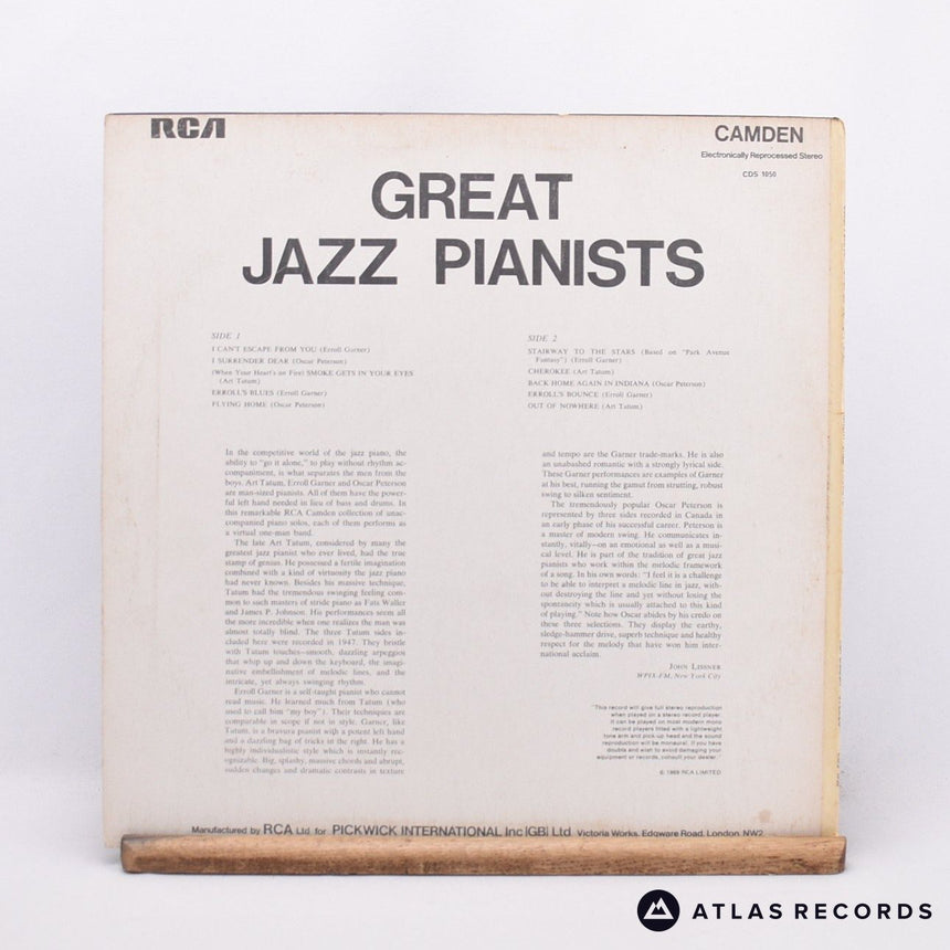 Oscar Peterson - Great Jazz Pianists - LP Vinyl Record - VG+/VG+