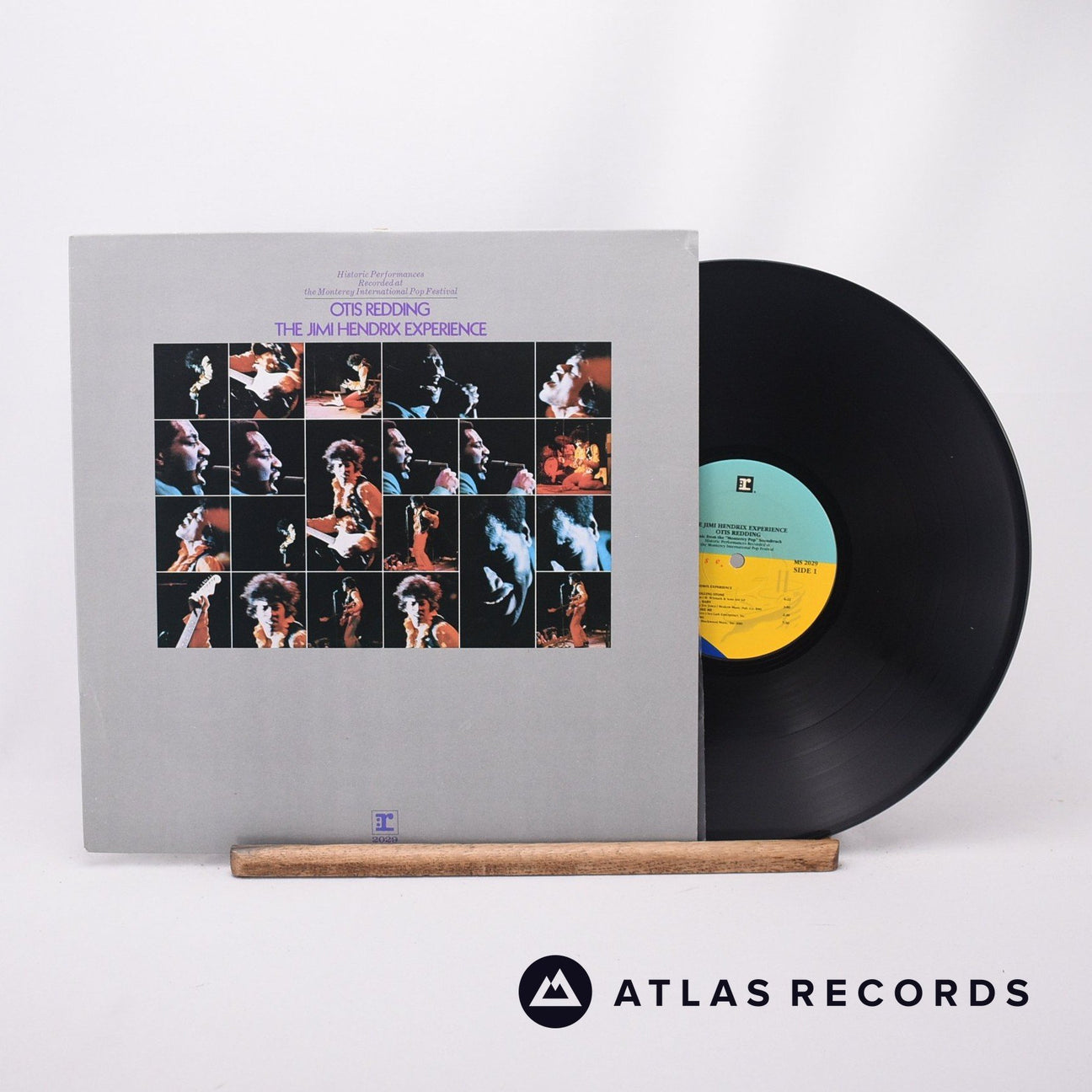 Otis Redding Historic Performances Recorded At The Monterey International Pop Festival LP Vinyl Record - Front Cover & Record