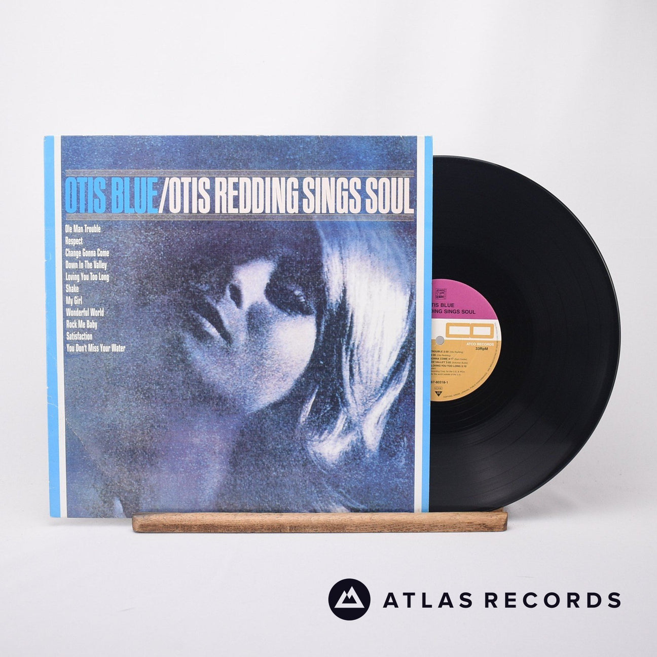 Otis Redding Otis Blue LP Vinyl Record - Front Cover & Record