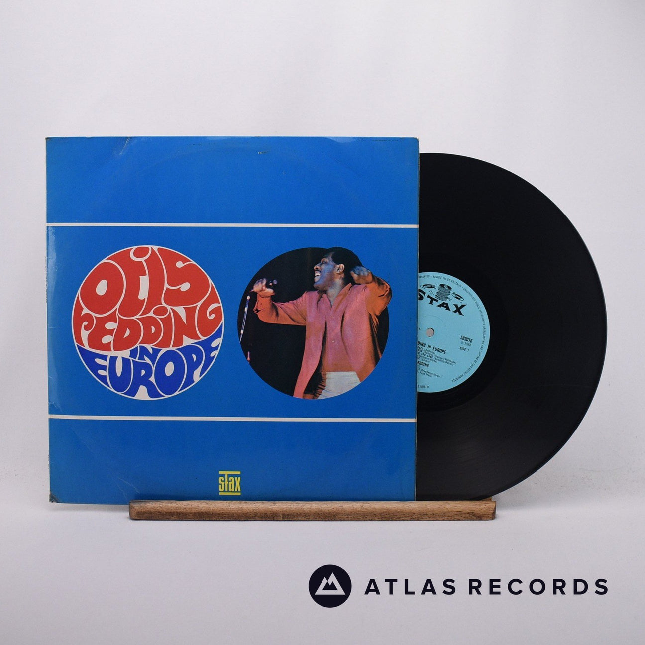 Otis Redding Otis Redding In Europe LP Vinyl Record - Front Cover & Record