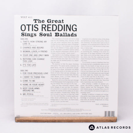 Otis Redding - The Great Otis Redding Sings Soul Ballads - 180G LP Vinyl Record
